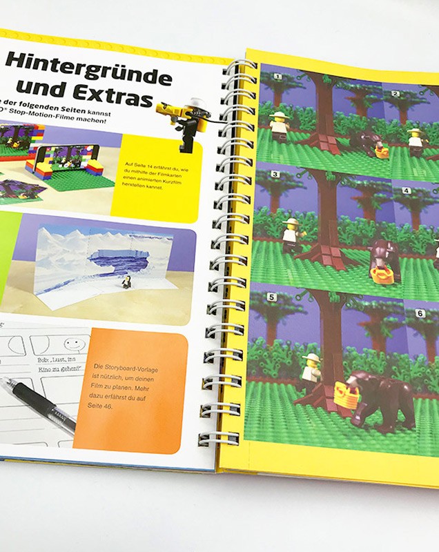 Lego Buch – Mach deinen eigenen Film mit Legoelementen und Schritt-für-Schritt-Anleitungen
