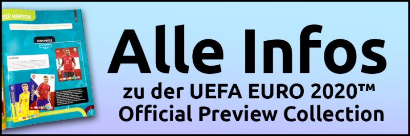Banner Infoseite - Alle Infos zu den UEFA Euro 2020 Adrenalyn XL Trading Cards