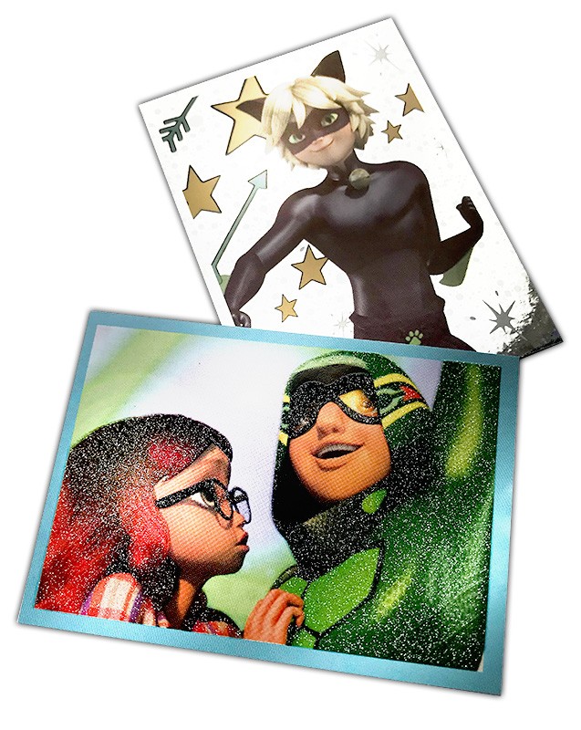 Miraculous Sticker und Trading Cards Sondersticker Beispiel