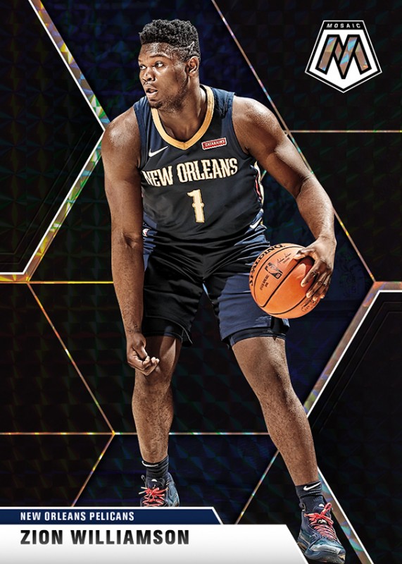 NBA Basketball Mosaic Trading Cards 2019/20 - Zion Williamson