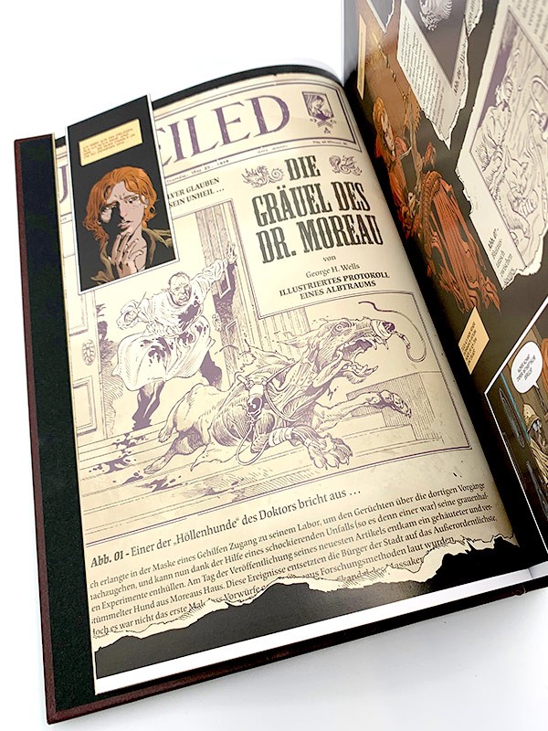 Die Insel des Dr. Moreau Blick in den Comic