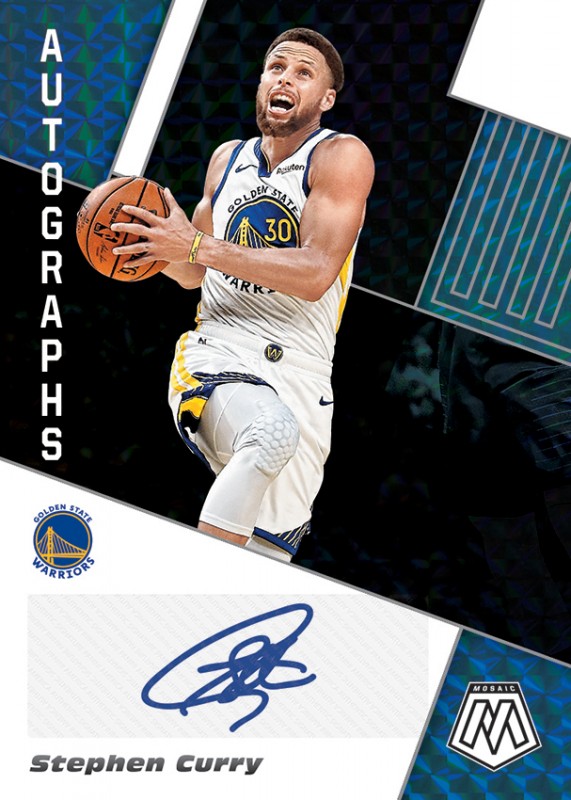 NBA Basketball Mosaic Trading Cards 2019/20 - Stephen Curry