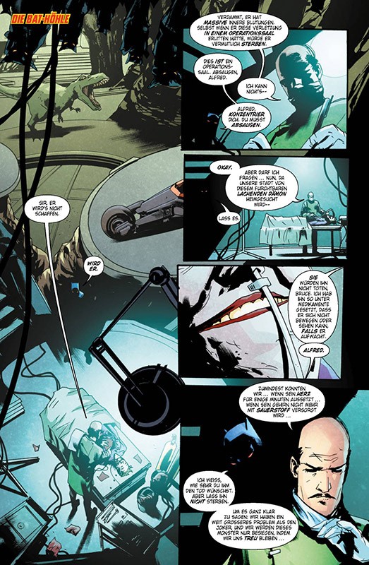 Der Batman, der lacht Blick in den Comic Vorschauseite 1