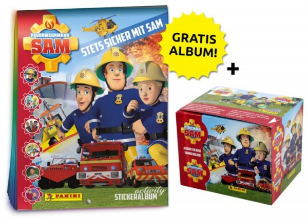Feuerwehrmann Sam Stickerkollektion – Sticker-Starter-Bundle