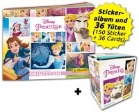Disney Prinzessin - Das Herz einer Prinzessin - Sticker und Trading Cards - Box-Bundle