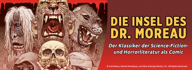 Die Insel des Dr. Moreau – Der Klassiker der Science-Fiction und Horrorliteratur als Comic