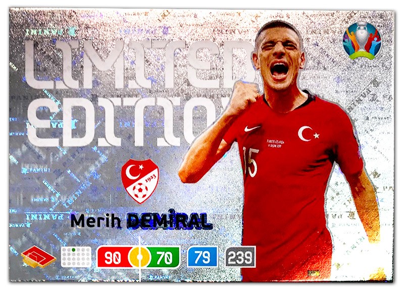 Abbildung der Euro 2020 Limited Edition Card von Merih Demiral