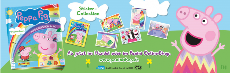 Peppa Pig Stickerkollektion Banner