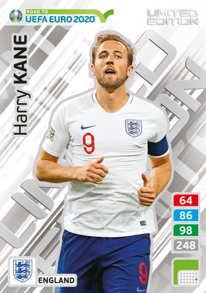 Road To UEFA Euro 2020 Adrenalyn XL - LE-Card Harry Kane/Eng