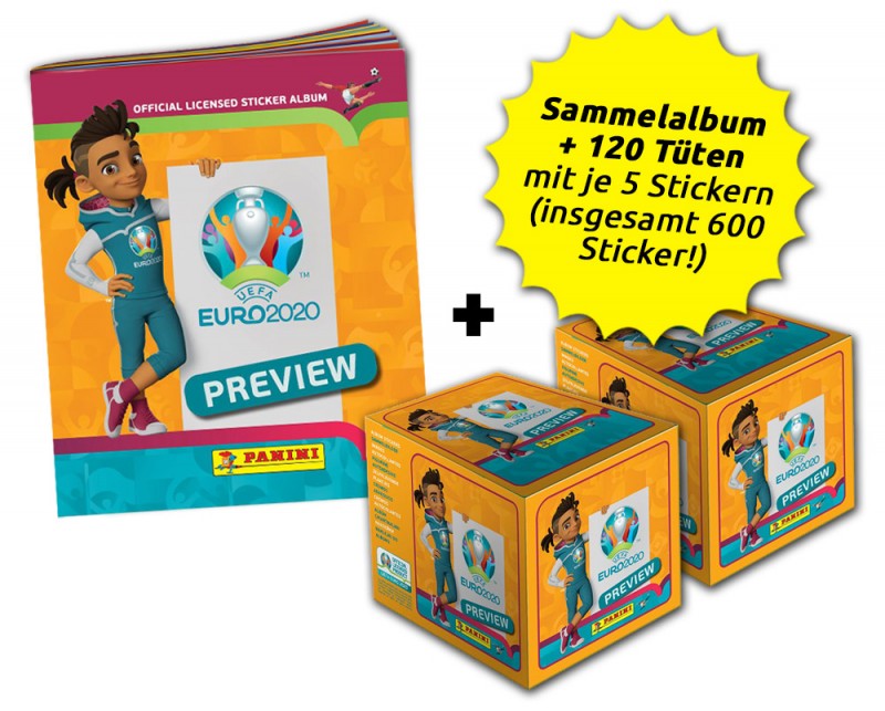 UEFA EURO 2020 - Official Sticker Preview Collection - International Collector's Bundle