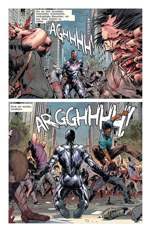 DC Horror – Der Zombie Virus Blick in den Comic