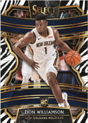 NBA Select 2019-20 Trading Cards - Hobbybox - Zion Williamson