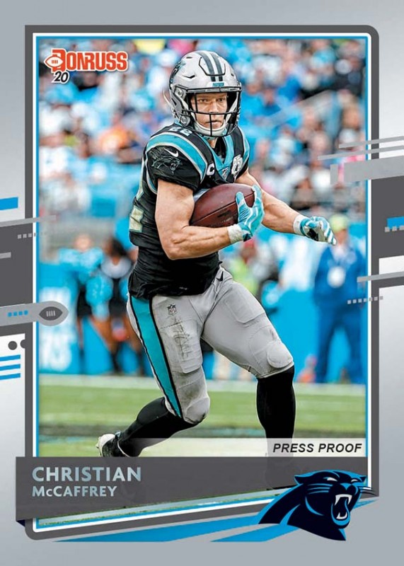 Donruss Football 2020 Trading Cards - Christian McCaffrey