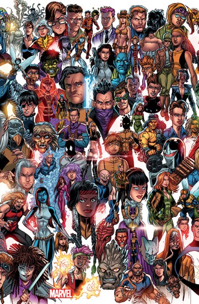 X-Men 5: Ziemlich beste Feinde Panorama Variant Cover