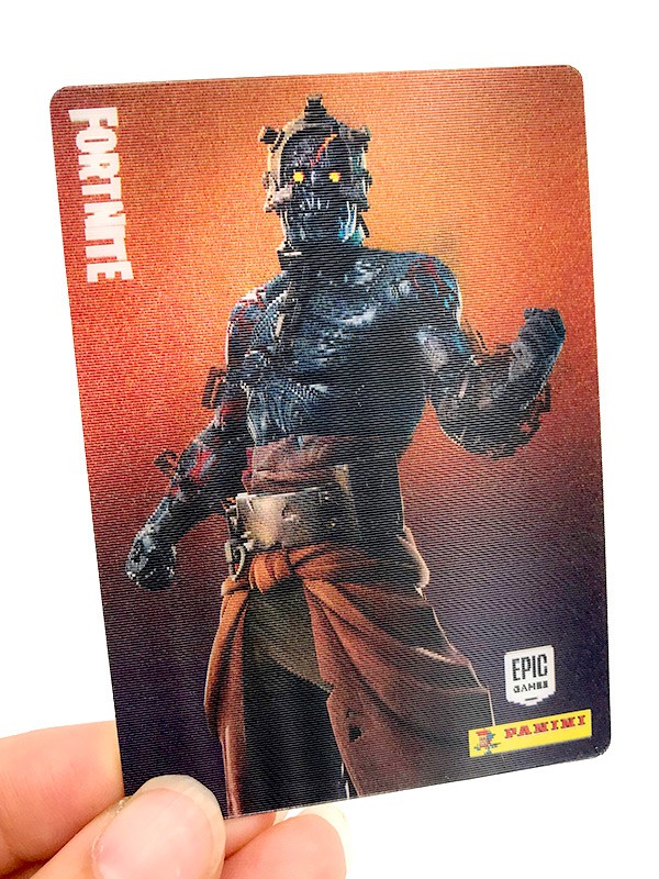 Fortnite Reloaded Trading Cards - Beispiel für Special Cards Lenticular Cards