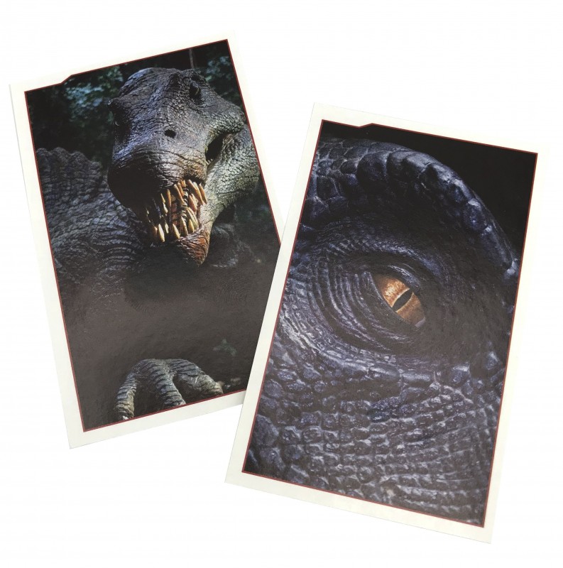 Jurassic World Anthology Sticker & Cards Dinosaurier Aufkleber Beispiel
