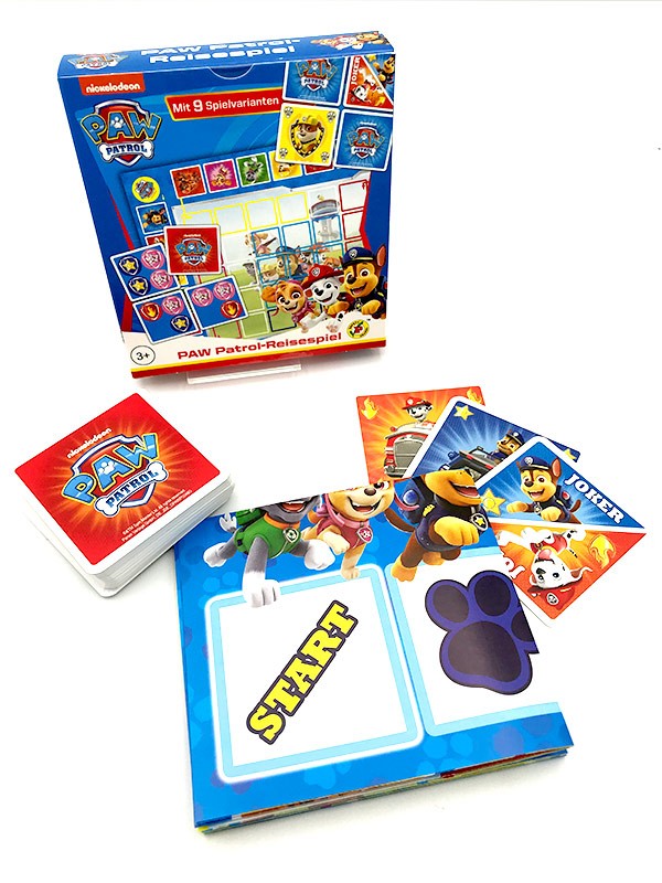 Paw Patrol Magazin 08/20 Inhalt des Reisespiels