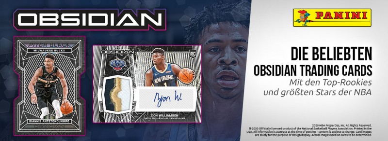 NBA Obsidian Basketball 2019/20 Trading Cards - Die beliebten Obsidian Trading Cards mit den Top-Rookie und größten Stars der NBA