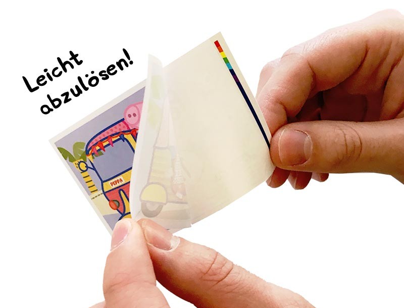 Peppa Pig "Alles, was ich mag" leicht ablösbare Sticker Step 2