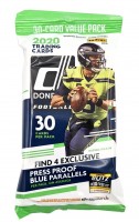 NFL 2020 Donruss Football Trading Cards - Fatpack