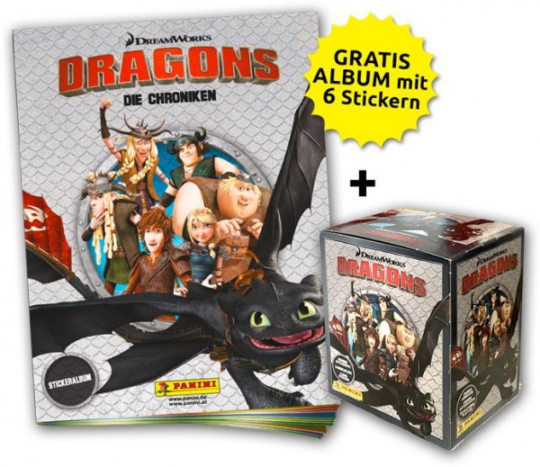 Dragons - Stickerkollektion - Sticker-Starter-Bundle