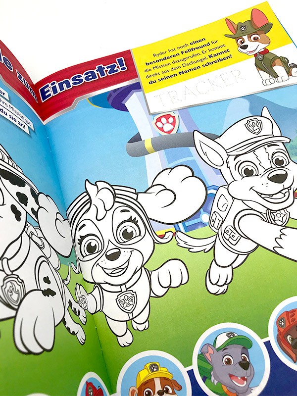 Paw Patrol Magazin Innenansicht Malvorlagen