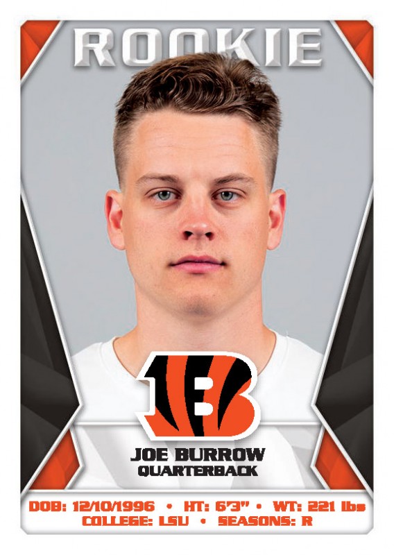 NFL 2020 Sticker & Trading Cards - Joe Burrow