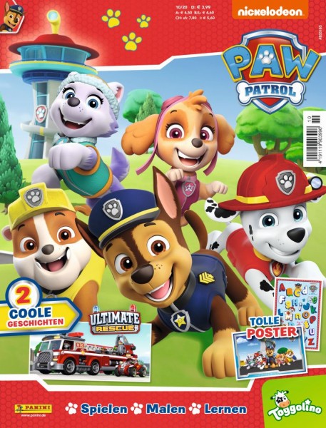 Paw Patrol Magazin 10/20 Cover