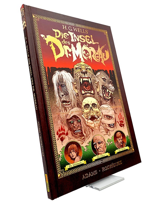 Die Insel des Dr. Moreau Blick auf das Comic-Hardcover