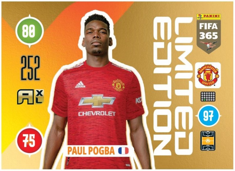 Panini FIFA 365 Adrenalyn XL - Limited Edition Card Paul Pogba