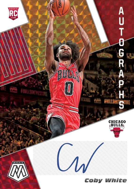 NBA Basketball Mosaic Trading Cards 2019/20 - Coby White