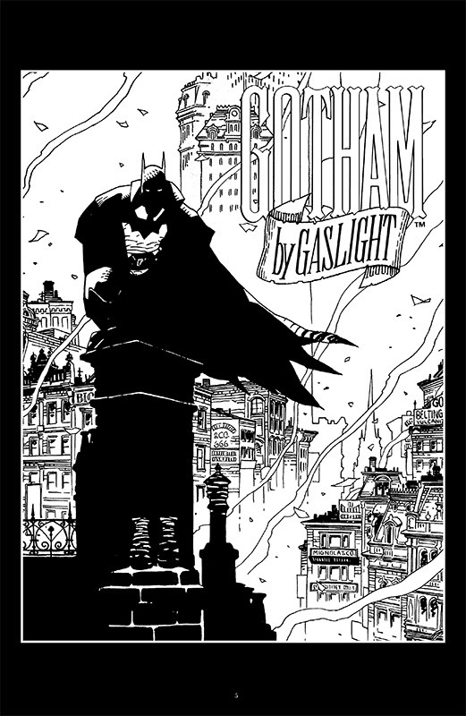 Batman Noir: Gotham by Gaslight Blick in den Comic