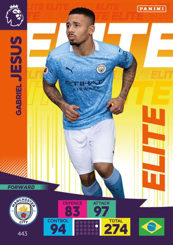 Panini Premier League Adrenalyn XL 2020/21 - Elite - Gabriel Jesus