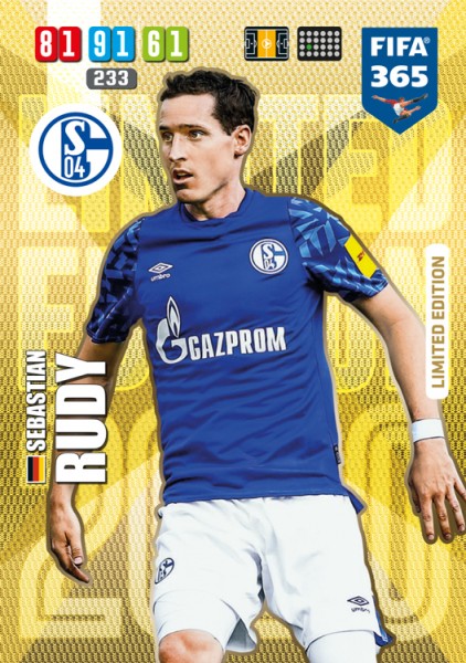 Panini FIFA 365 Adrenalyn XL 2020 Kollektion – LE-Card Sebastian Rudy