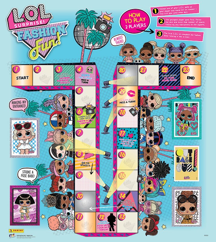L.O.L. Surprise! Fashion Fun Stickerkollektion Poster