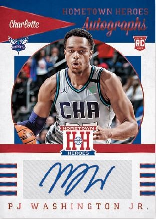 NBC Chronicles 2019/20 Trading Cards - Autogramm-Card PJ Washington