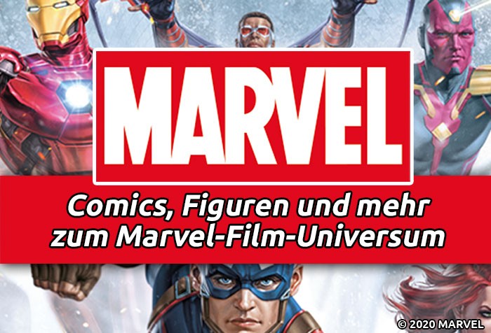 Marvel – Comics, Figuren, Bücher und mehr zum Marvel-Filmuniversum