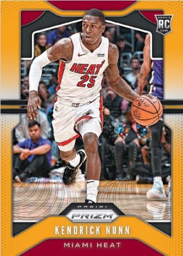 NBC Chronicles 2019/20 Trading Cards - Kendrick Nunn
