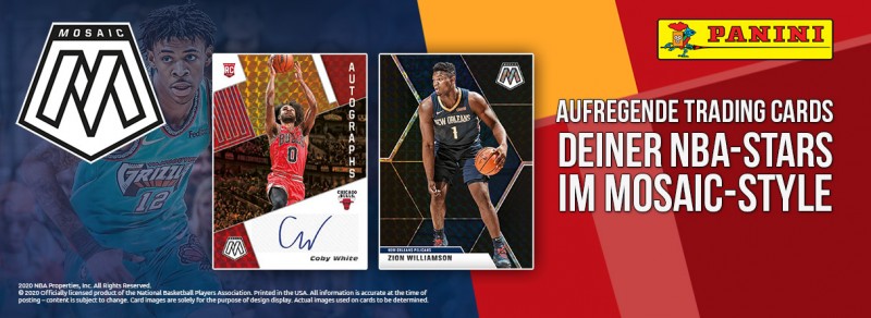NBA Mosaic 2019/20 Trading Cards - Aufregende Trading Cards deiner NBA-Stars im Mosaic-Style