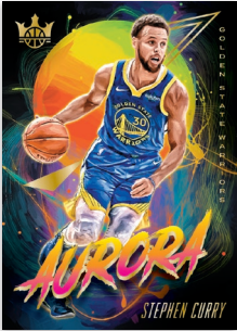 NBA Court Kings 2019/20 Trading Cards - Aurora Stephen Curry