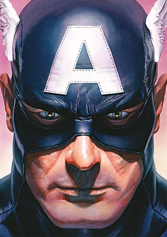 80 Jahre Marvel Sticker und Cards - Beispiel Captain America