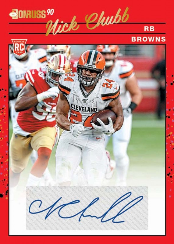 Donruss Football 2020 Trading Cards - Nick Chubb