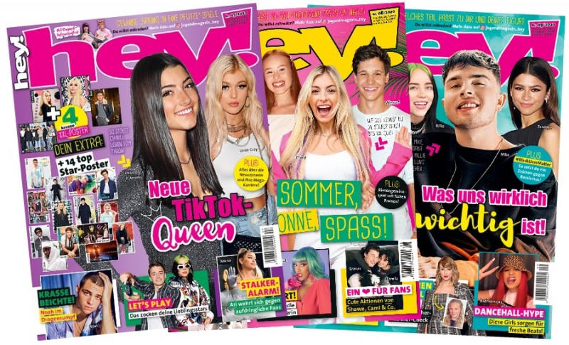 hey! Magazin Übersicht Abo