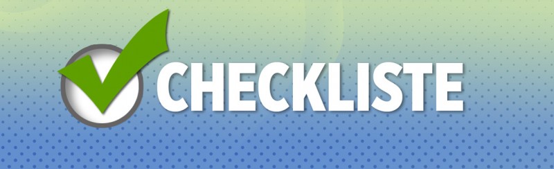 Checkliste Banner