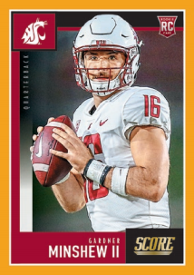 NFL Score 2020 Trading Cards - Gardner Minshew