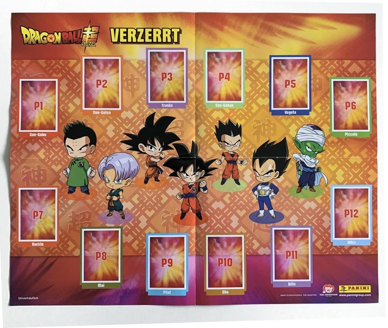 Dragon Ball Super Sticker Highlight Mega Poster Front