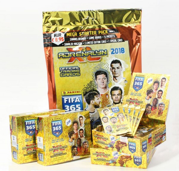 Panini FIFA 365 2018 Adrenalyn XL Trading Cards - Mega-Bundle 3
