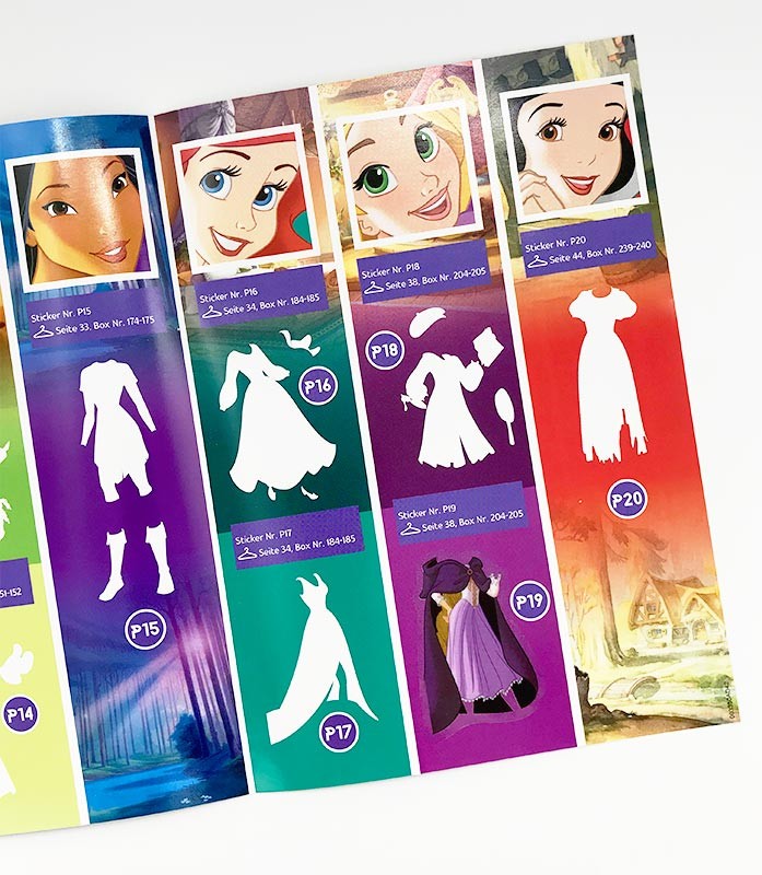 Disney Prinzessin - Das Herz einer Prinzessin Folder Innenansicht