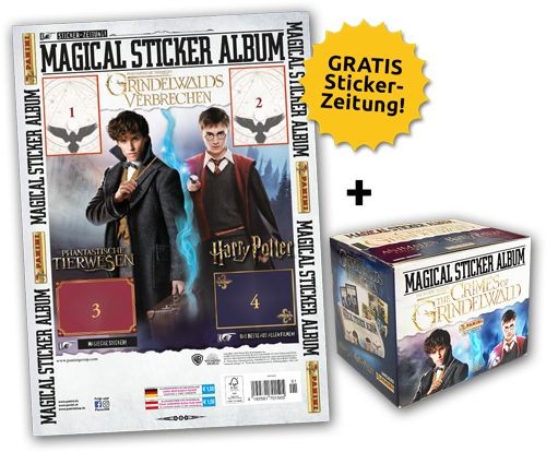 Phantastische Tierwesen 2 - Sticker-Starter-Bundle