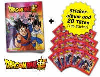 Dragon Ball Super Stickerkollektion - Sammelbundle mit 20 Tüten